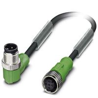 Кабель для датчика / исполнительного элемента SAC-4P-M12MR/5,0-PUR/M12FS | код 1544950 | PHOENIX CONTACT