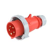 Вилка кабельная CP IP67 16A 3P+E+N 400В c фазоинвертером | код CP656-016-40-RP | DKC