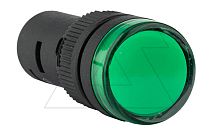 Индикатор светодиодный моноблочный AD16-16C, зеленый, LED 24VAC/DC, 16mm, IP50 | код AD16-16C/G23 | GQELE