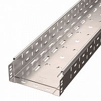 Лоток перфорированный Стандарт INOX (AISI 409) 200х80х3000 (0,8 мм) (6 м/уп) Промрукав | код PR16.2418 | ПРОМРУКАВ