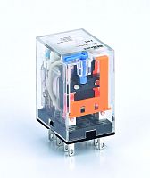 Промежуточное реле 2 конт. с LED инд. и TEST функ. 5А 6В DC ПР-102 | код 23835DEK | DEKraft