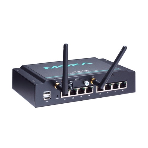 Компьютер UC-8410A-T-LX RISC dual-core embedded computer with 8 serial ports, 3 LANs, 4 DIOs, USB, mSATA, and Wireless-and-Security Enabled, wide temperature | код 00-06107520 | MOXA