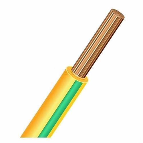 Провод ПуГВнг(А)-LS 1х4.0 ГОСТ (бухта 100м) желто-зеленый | код SQ0124-0839 | РЭМЗ ТМ