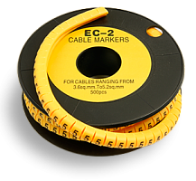 Cabeus EC-2-5 Маркер для кабеля д.7.4мм, цифра 5 | код 7426c | Cabeus
