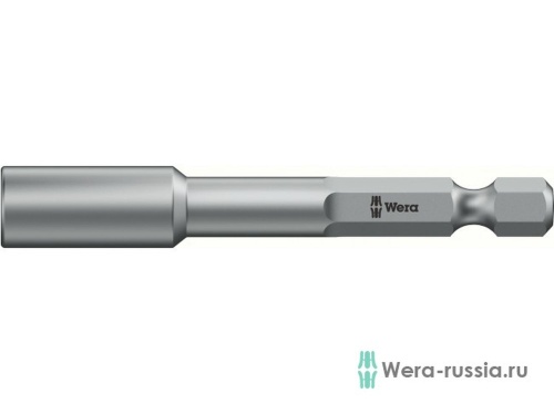 Головка торцевая 869/4 M, с магнитом, хвостовик 1/4' E 6.3, 8 x 50 мм | код WE-060423 | Wera