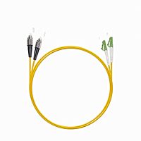 Cabeus FOP(d)-9-LC/APC-FC/UPC-15m Шнур оптический duplex LC/APC-FC/UPC 9/125 sm 15м LSZH | код 8028c | Cabeus