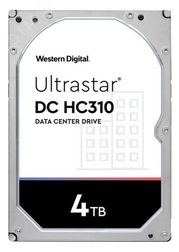 Жесткий диск 4TB Ultrastar 3.5'', SAS, 7200 об/мин, 256 МБ | код HUS726T4TAL5204 | Western Digital