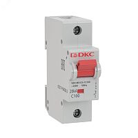 Выключатель автоматический модульный 1п C 100А 20кА YON MD125 | код MD125-1C100 | DKC