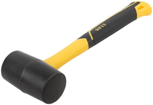 Киянка 50мм 340г фибергласовая ручка резинов. FIT 45512 фото 2