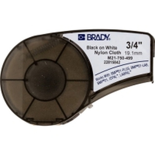 Лента M21-750-499 (4.87м) черный/ белый | код brd110895 | BRADY