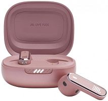 Гарнитура вкладыши JBL Live Flex Rose розовый беспроводные bluetooth в ушной раковине (JBLLIVEFLEXROSCN) | код 2030200 | JBL
