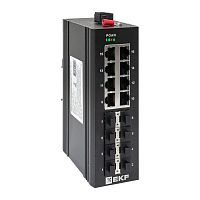 Промышленный неуправляемый коммутатор U-8GX/SFP-8GT, 8 портов 1000Base-X SFP, 8 портов 10/100/1000Base-T(X) RJ45, монтаж на динрейку TSX EKF | код TSX-U-8GX/SFP-8GT | EKF