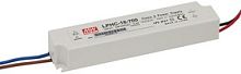 Источник питания AC-DC, 16.8Вт, токовый выход, IP67, вход 180…264В AC, выход 350мА/6...48В, изоляция 3000В AC, в кожухе 140х30х22мм, -30…+70С | код LPHC-18-350 | MeanWell