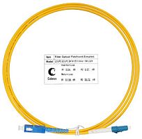 Cabeus FOP(s)-9-LC-SC-7m Шнур оптический simplex LC-SC 9/125 sm 7м LSZH | код 8342c | Cabeus