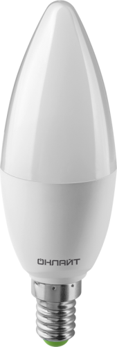 Лампа светодиодная 90 538 OLL-C37-13-230-2.7К-E14-FR 13Вт свеча 2700К E14 90-240В PRO ОНЛАЙТ 90538