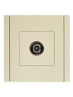 FORTE&PIANO Розетка TV оконечная FP428 ваниль IEK | код FP-A10-O-K10 | IEK