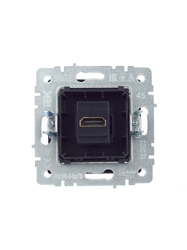 BRITE Розетка HDMI РHDMI-0-БрТБ темная бронза | код BR-H10-K45 | IEK фото 7