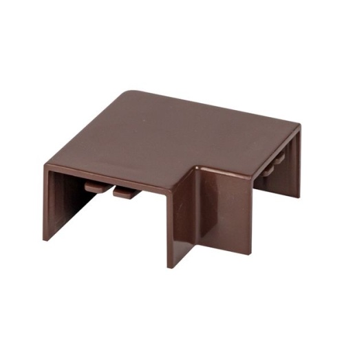 Поворот 90 гр, (25х16) (4 шт) темное дерево-Plast | код abd-25-16x4 | EKF фото 2