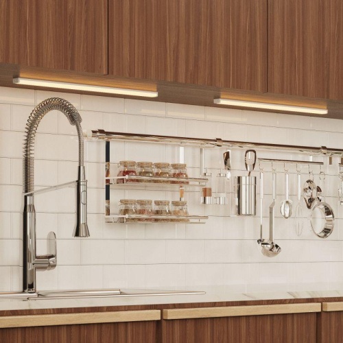 Светильник светодиодный Modul 9Вт 4000К IP20 650лм 500х30х11мм ДПО модульный с датчиком движения GAUSS 9025531209 фото 6