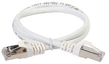 ITK Коммутационный шнур (патч-корд) кат.5E FTP 2м белый | код PC08-C5EF-2M | IEK