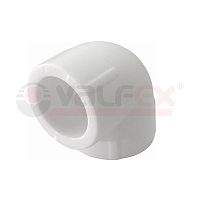 Угольник 25 (200/50) 90гр. Белый | код 10108025-PRO | Valfex