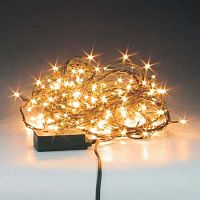 Электрогирлянда наружная 200 микроламп 10м прозрачная | код 4607144111331 | JazzWay