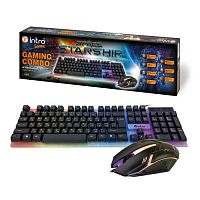 Комплект игровой KG890 (клавиатура и мышь) проводной черн. Intro Б0064976