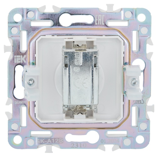 Розетка TV оконечная SKANDY SK-A12B беж. IEK SK-A10-O-K10 фото 3