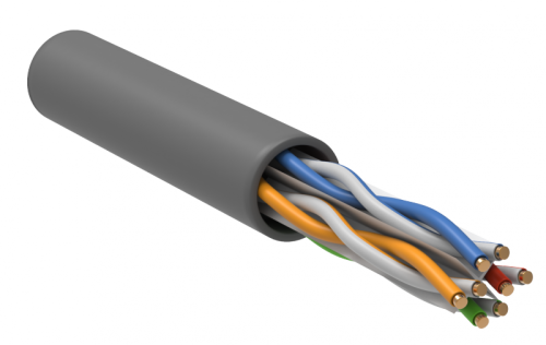 ITK Витая пара U/UTP 6 4х2х23AWG PVC серый (305м) РФ/Т | код LC1-C604-111-T-R | ITK by IEK