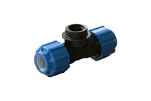 Тройник компрессионный ВР 32 х 1/2'' х 32 | код 52321232 | Политэк