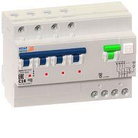 АВДТ с защитой от сверхтоков OptiDin VD63-42B25-A-УХЛ4 (4P, B25, 30mA) 10кА | код 361571 | КЭАЗ