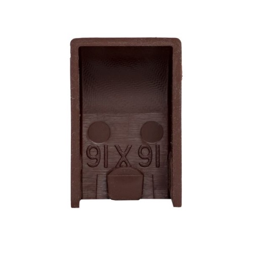 Заглушка (16х16) (4 шт) темное дерево-Plast | код ecd-16-16x4 | EKF фото 5