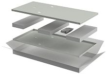 Комплект стенок боковых LINEA E 600мм шкафа 33U сер. | код LE35-33UX6-X | ITK