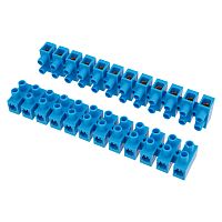 Клеммная винтовая колодка KВ-25 10-25, ток 60 A, полиэтилен синий REXANT (10 шт./уп.) | код 07-5025-4 | REXANT