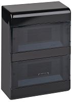 Тусо.Щиток о/п на 18 мод. с 2-мя дв. 225х323х94мм (черный) | код 68018Ч | Ruvinil