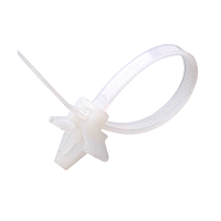 Хомут анкерный нейлоновый 4.8 х 190 мм белый 50 штук NO-225-216 | код Б0066344 | ЭРА