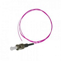 Пигтейл LANMASTER ST/PC, многомодовый OM4, 1.0 м | код LAN-PIG-ST/OM4-1.0 | LANMASTER