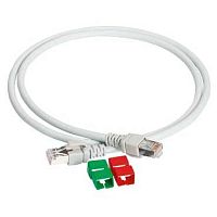 Патч-корд медный 5е F/UTP LSZH 1м | код VDIP184546010 | SCHNEIDER ELECTRIC