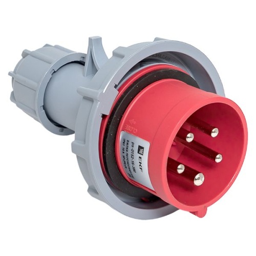 Вилка переносная 0152 3Р+РЕ+N 16А 380В IP67 PROxima | код ps-0152-16-380 | EKF фото 2