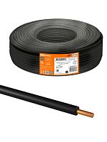 Провод ПуВнг(А)-LS 1х6,0 ГОСТ (на катушке 300м), черный TDM | код SQ0124-0108 | РЭМЗ ТМ