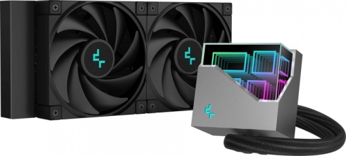 Система водяного охлаждения Deepcool LT520 Soc-AM5/AM4/1151/1200/1700 4-pin 28.2-32.9dB Al 280W 1504gr LED Ret | код 1998899 | DEEPCOOL