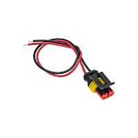 DJ7031-1.5-11 автомобильный разъем штекер с проводом 20 см (3-контактный) | код 16-0303-9 | REXANT