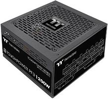 Блок питания Thermaltake ATX 1200W Toughpower PF3 Gen.5 80+ platinum 24pin APFC 120mm fan color LED 12xSATA Cab Manag RTL | код 2010477 | THERMALTAKE