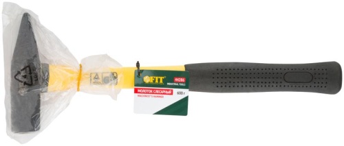 Молоток кованый, фиберглассовая ручка 600 гр | код 44286 | FIT фото 3 Молоток кованый, фиберглассовая ручка 600 гр | код 44286 | FIT фото 3