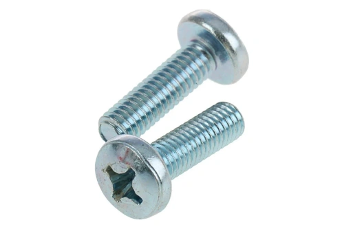 Винт DIN 7985 М6х20 полукруглая голова класс прочности 4.8 покрытие цинк | код DIN7985-М6х20 | Крепдил
