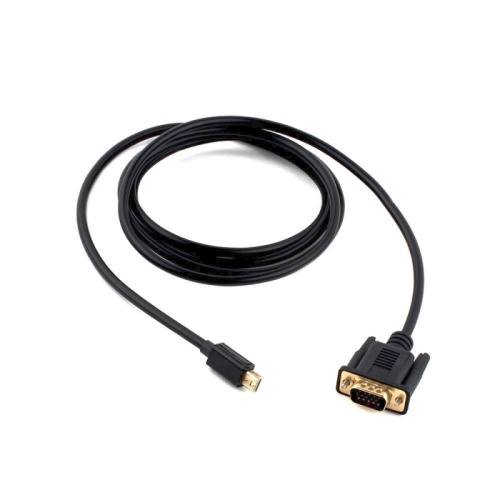 Кабель mDP->VGA Cablexpert CC-mDPM-VGAM-6 , 20M/15M, 1.8м, черный, позол.разъемы, пакет | код CC-mDPM-VGAM-6 | Cablexpert