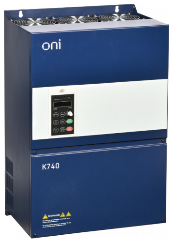 Преобразователь частоты K740 380В 3Ф 75-93кВт 152-176А энк. ONI | код K740-33-75G93PM | ONI