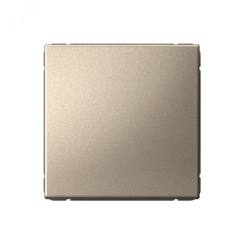 Выключатель 1-кл. ArtGallery (сх. 1) 10AX шампань | код GAL000511 | Systeme Electric