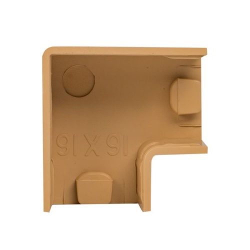 Поворот 90 гр, (16х16) (4 шт) светлое дерево-Plast | код abl-16-16x4 | EKF фото 4