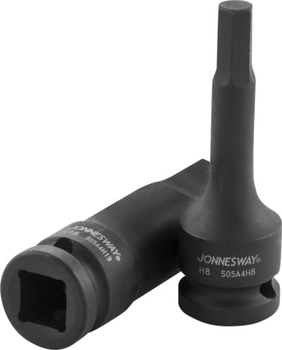 S05A4H19 Шестигранная ударная головка 1/2DR H19, 78мм | код S05A4H19 | JONNESWAY